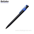 Click action solid plastic pen with frosted finishing